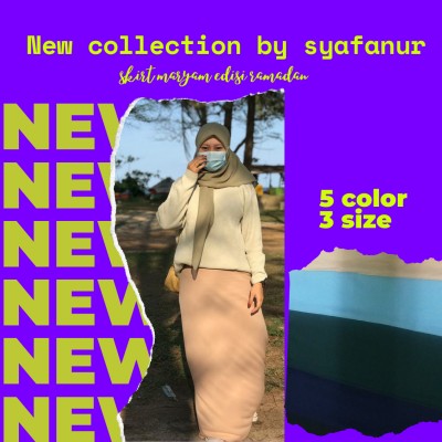 SKIRT A LINE | SKIRT MARYAM BY SYAFANUR
