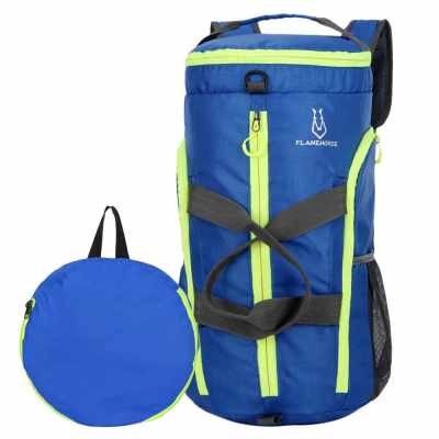 LIGHTWEIGHT -PACKABLE-GYM-SPORTS-DUFFEL-BAG-OUTDOOR-CAMPING-HIKING-TRAVEL-FORDABLE-BACKPACK-SHOULDER-BAG-HANDBAG