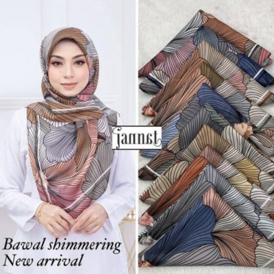 TUDUNG BAWAL SHIMMERING