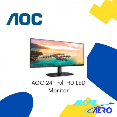AOC 24" Full HD LED CCTV MONITOR