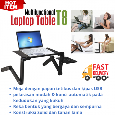 T8 MEJA LAPTOP PORTABLE