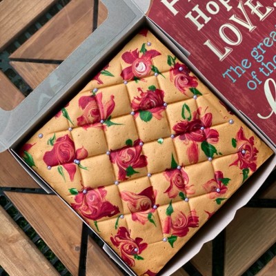 JELITA MARBLE CAKE - SOFT BUTTER CAKE