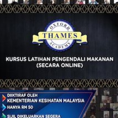 KURSUS LATIHAN PENGENDALI MAKANAN