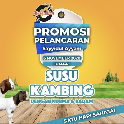 SUSU KAMBING KURMA & BADAM