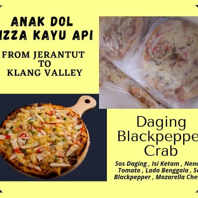 ANAK DOL PIZZA KAYU API (FROZEN)