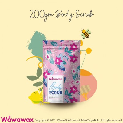 WAWAWAX BODY SCRUB FLORAL ESSENCE - 200G
