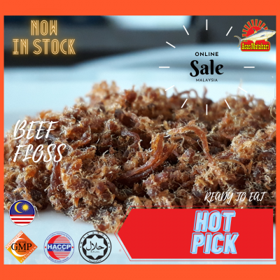 [Ready Stock] Beef Floss Serunding Daging Premium (1KG) (80G)
