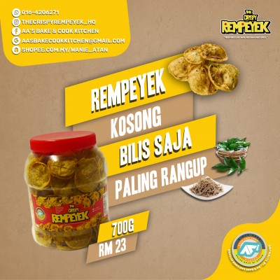 The Crispy Rempeyek - Kosong (Bilis Sahaja)