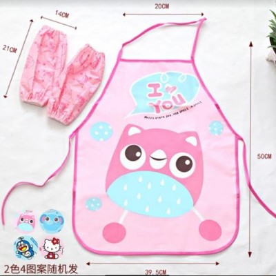 CHILDREN EAT & COOK DISHES APRON REVERSE DRESSING, BABY PAINTING GOWNS, BABY KIDS SLEEVELESS SMALL BIB