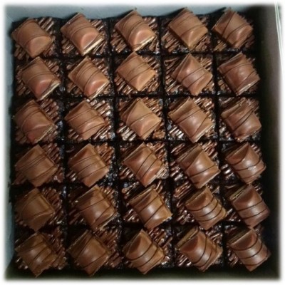 Classic Brownies with Kinder Bueno Toppings