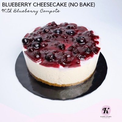 BLUEBERRY CHEESE CAKE (NO BAKE)