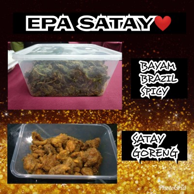 BAYAM BRAZIL SPICY AND SATAY GORENG