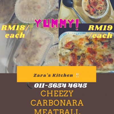 CHEEZY CARBONARA MEATBALL