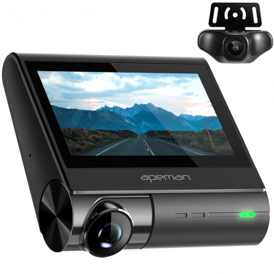 APEMAN C770 DASH CAM 4K FRONT & 1080P REAR CAMERA WITH A 3-INCH TOUCH SCREEN (MALAYSIA WARRANTY)