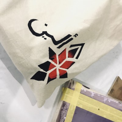 HANDMADE TOTEBAG WITH CUSTOM NAME
