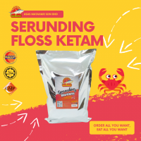 [Ready Stock] Crab Floss Serunding Ketam Hot & Super (1KG) (80G)