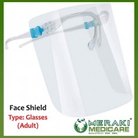 Face Shield with Glasses Frame- Clear & Transparent - Anti Fog -KubenCare