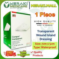 Transparent Wound Dressing | Island Wound Dressing 7cm x 5cm - Curapor (Germany) 1 Piece