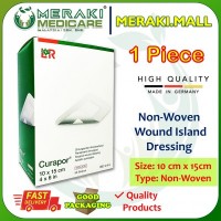 Non-Woven Wound Dressing | Island Wound Dressing 10cm x 15cm - Curapor (Germany) 1 Piece