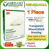 Transparent Wound Dressing | Island Wound Dressing 10cm x 8cm - Curapor (Germany) 1 Piece