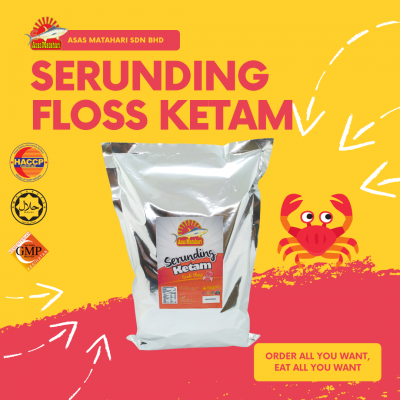 [Ready Stock] Crab Floss Serunding Ketam Hot & Super (1KG) (80G)