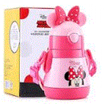 S STEEL 3D DISNEY MINNIE MOUSE KIDS THEMOS VACUUM DRINKING BOTTLE (310ML)