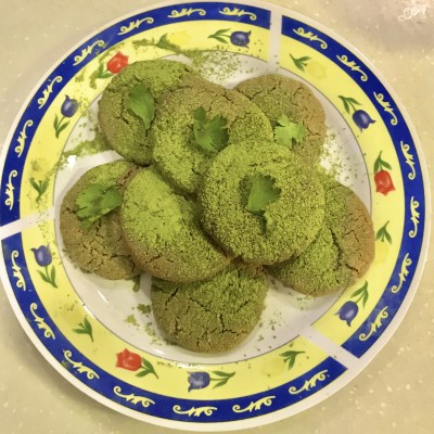 SUGARFREE MINT MATCHA COOKIES