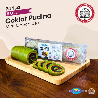 KEK ROLL MINT COKLAT ORIGINAL SITI PAYUNG X TOKMART 350g
