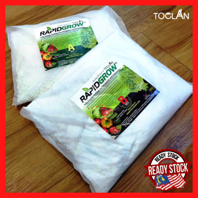 RapidGrow 20L Powder -  Baja AB   Hidroponik   Fertigasi   Sayuran (10L A + 10L B)