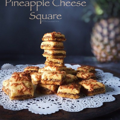 PINEAPPLE CHEESE SQUARE TART