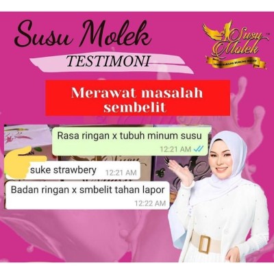 Susu Molek Strawberry Oat 15 sachet