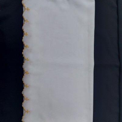 SELENDANG SULAM KLASIK PREMIUM (WHITE GOLD & BLACK GOLD)