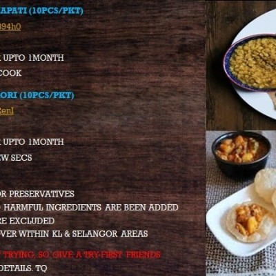 READY TO COOK CHAPATI & POORI (FROZEN FOODS)