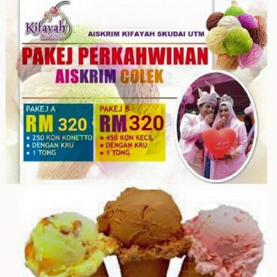 HARD ICE CREAM AISKRIM COLEK & POPSICLE AISKRIM BATANG