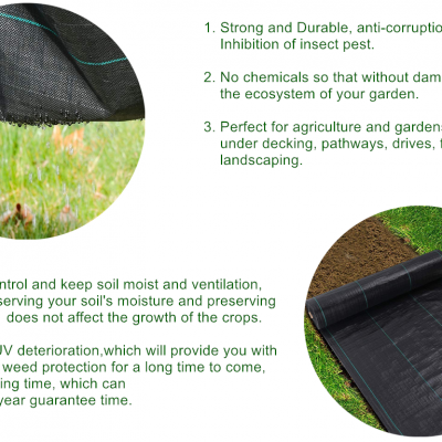 Floor Woven Plastic   Weed Mat