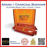 ARANG BUKHOOR   CHARCOAL FOR BUKHOOR FROM AL FAKHER 1 BOX