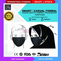 CERTIFIED WASHABLE FABRIC BREEZE REUSEABLE OUTDOOR PROTECTION FACE UNISEX - SMART SERIES-NIOSH,FDA,CE, GMP, ISO
