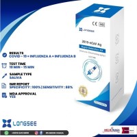 MURAH MURAH TEST KIT 3 IN 1 (CAN TEST COVID + INFLUENZA A + INFLUENZ B )
