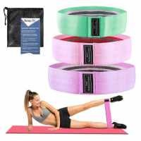 3PCS DEEP SQUAT RESISTANCE BAND YOGA PULL STRETCH AUXILIARY BAND LEG TRAINER ASSISTED ELASTICITY BAND