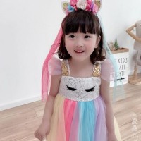 CHILDREN UNICORN PRINCEESS DRESS - 1 YEAR OLD